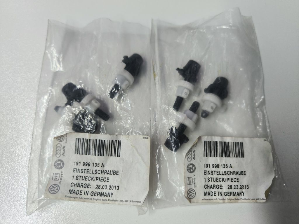 Parafusos de ajuste de faróis redondos grelha vw golf 2