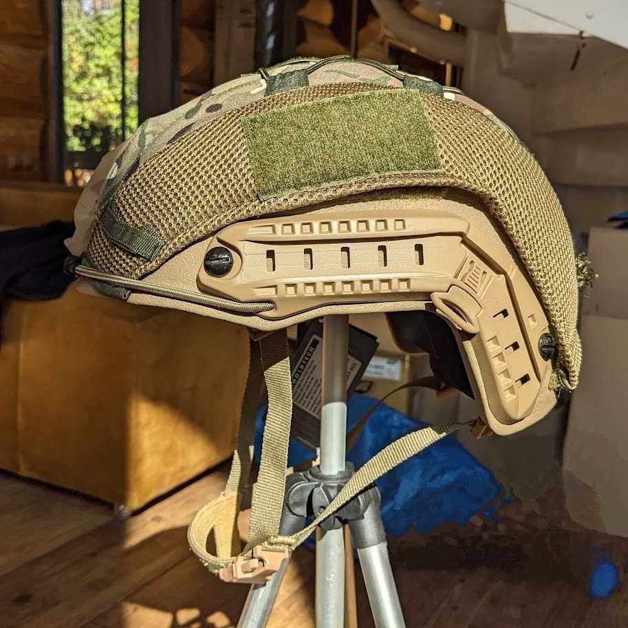 Военная Каска Fast Tor с EARMOR M31 Військовий Шолом NIJ 3A