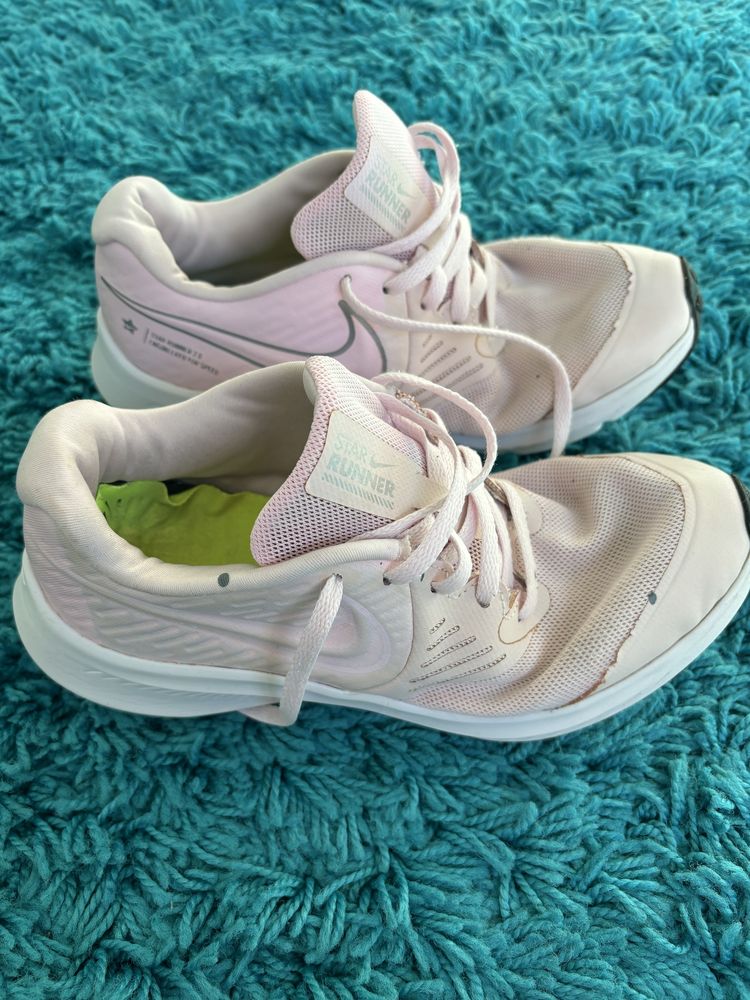 Pudrowy roz buty sportowe uniwersalne damskie lekkie