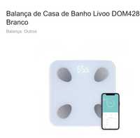 Balança digital c/ medição de gordura e massa muscular com app