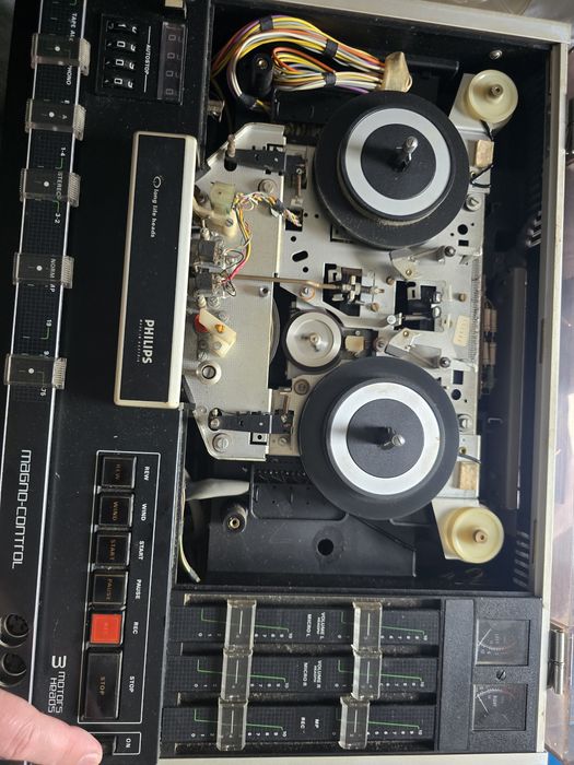 philips m4511 magnetofon szpulowy