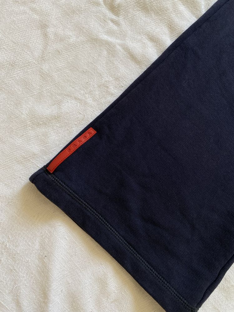 оригинал Vintage prada red tab sweatpants спортивки штаны спортивные