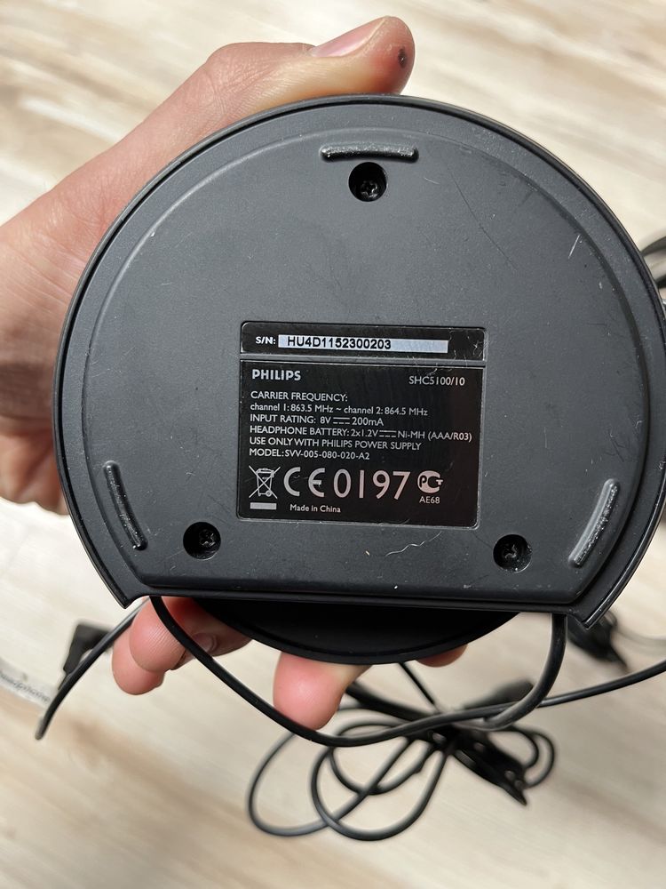 Słuchawki bezprzewodowe nauszne Philips SHC5100