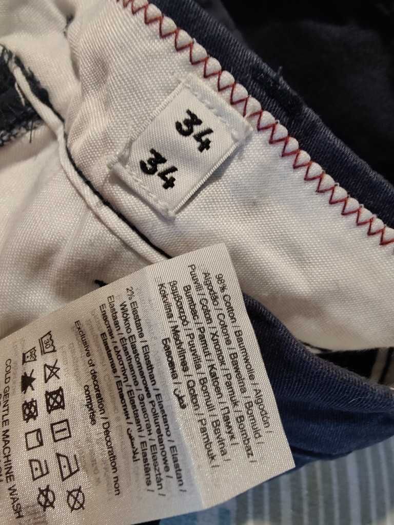 Джинсы (chino Jack&jones Marco slim Дания w36 stretch navy.