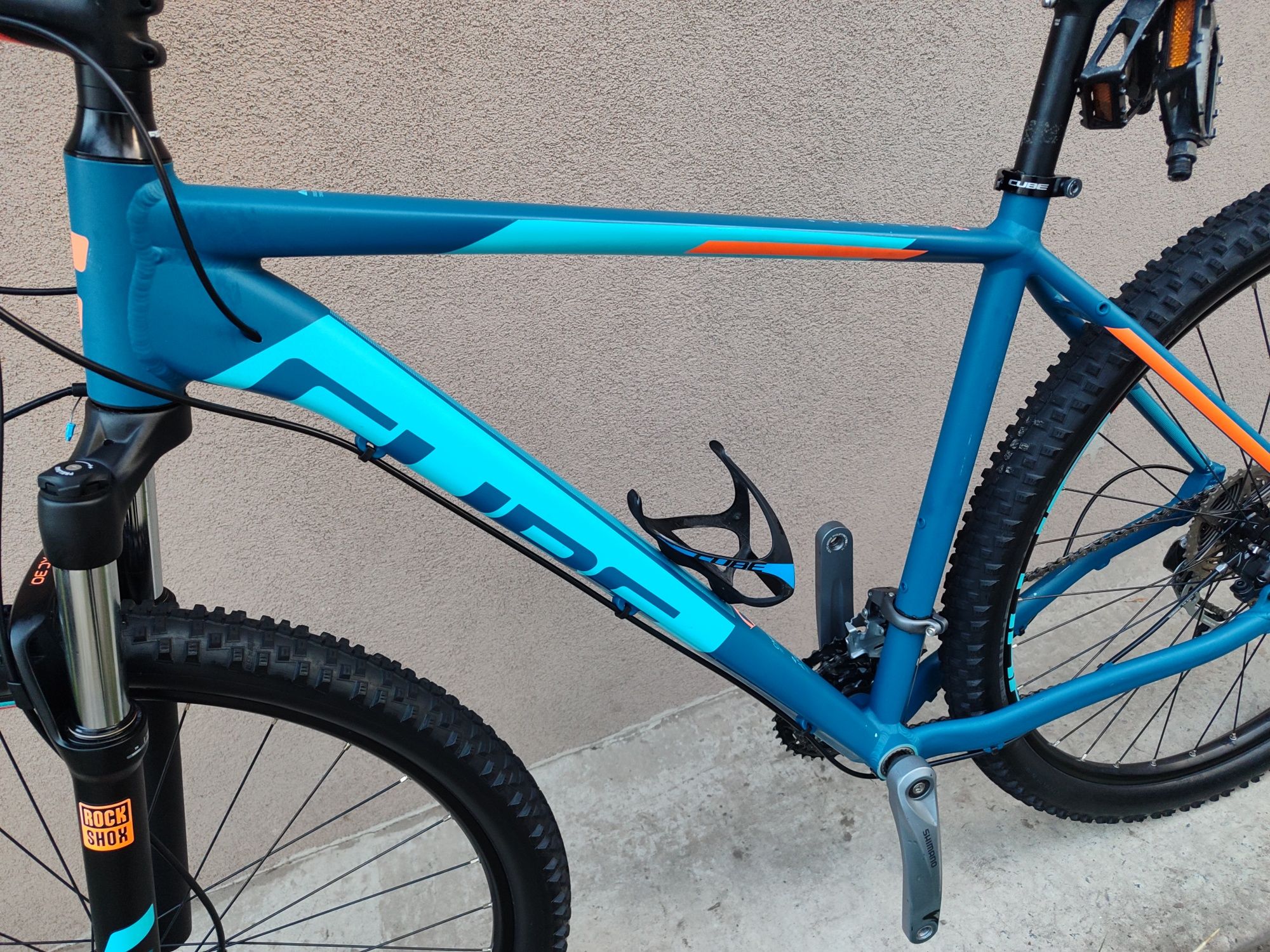 Велосипед cube найнер гідравліка deore xt rockshox