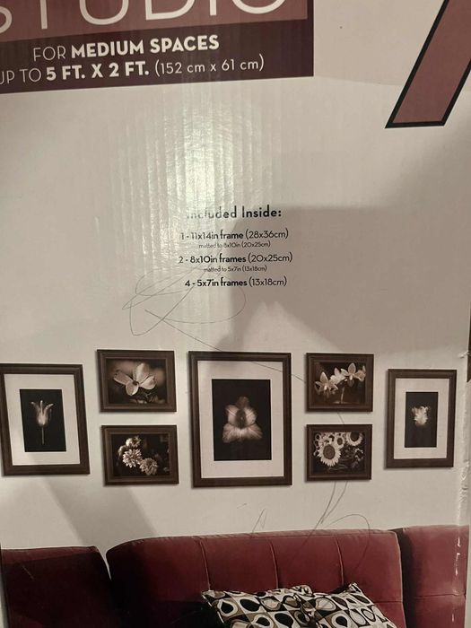 Zestaw ramek do powieszenia na ścianie