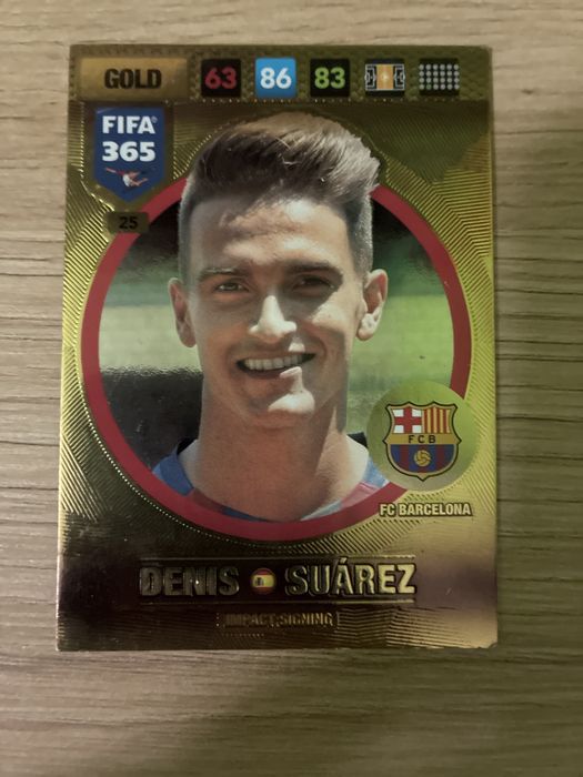 Karty pilkarskie Gold panini 365
