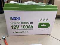 Akumulator LifePO4 12V 100 A kamper , magazyn energii Anenji