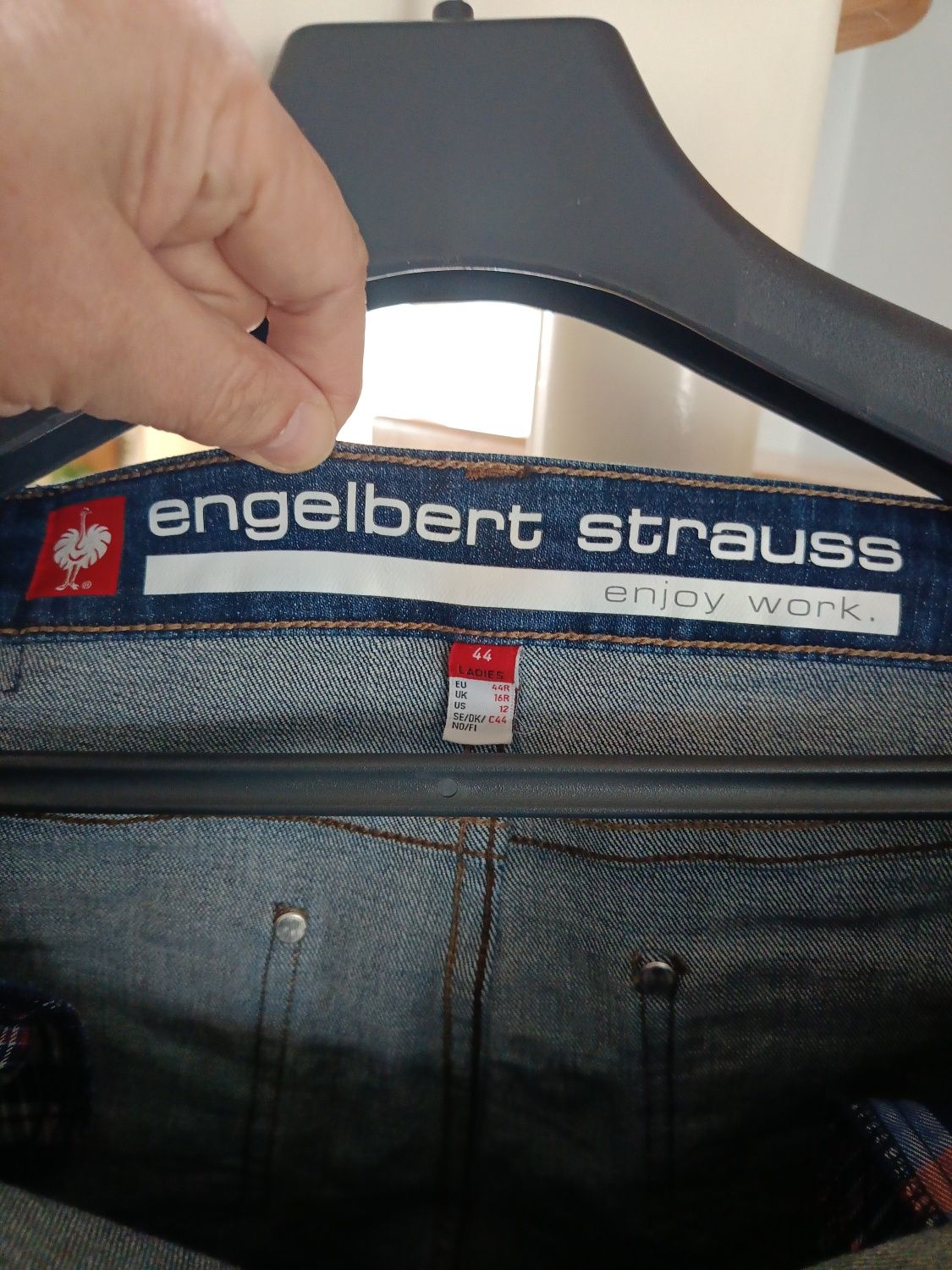 Strauss fajne jeansy męskie model Slim rozmiar XL, 54