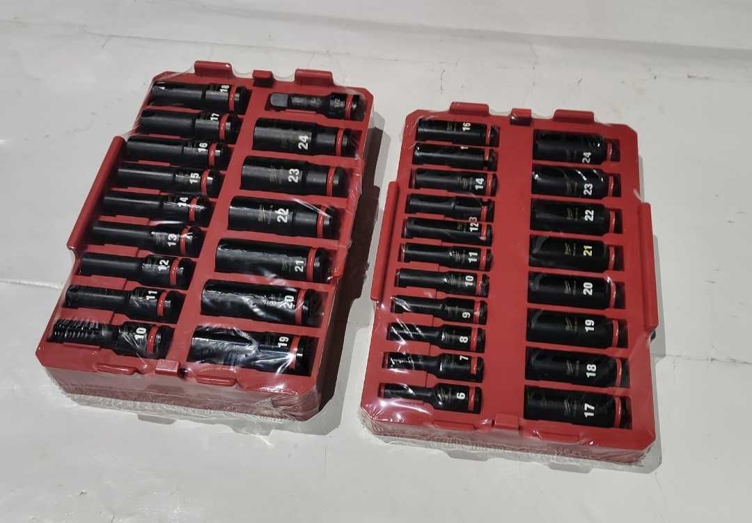 Milwaukee klucze udarowe długie 1/2 i 3/8 do skrzyń packout