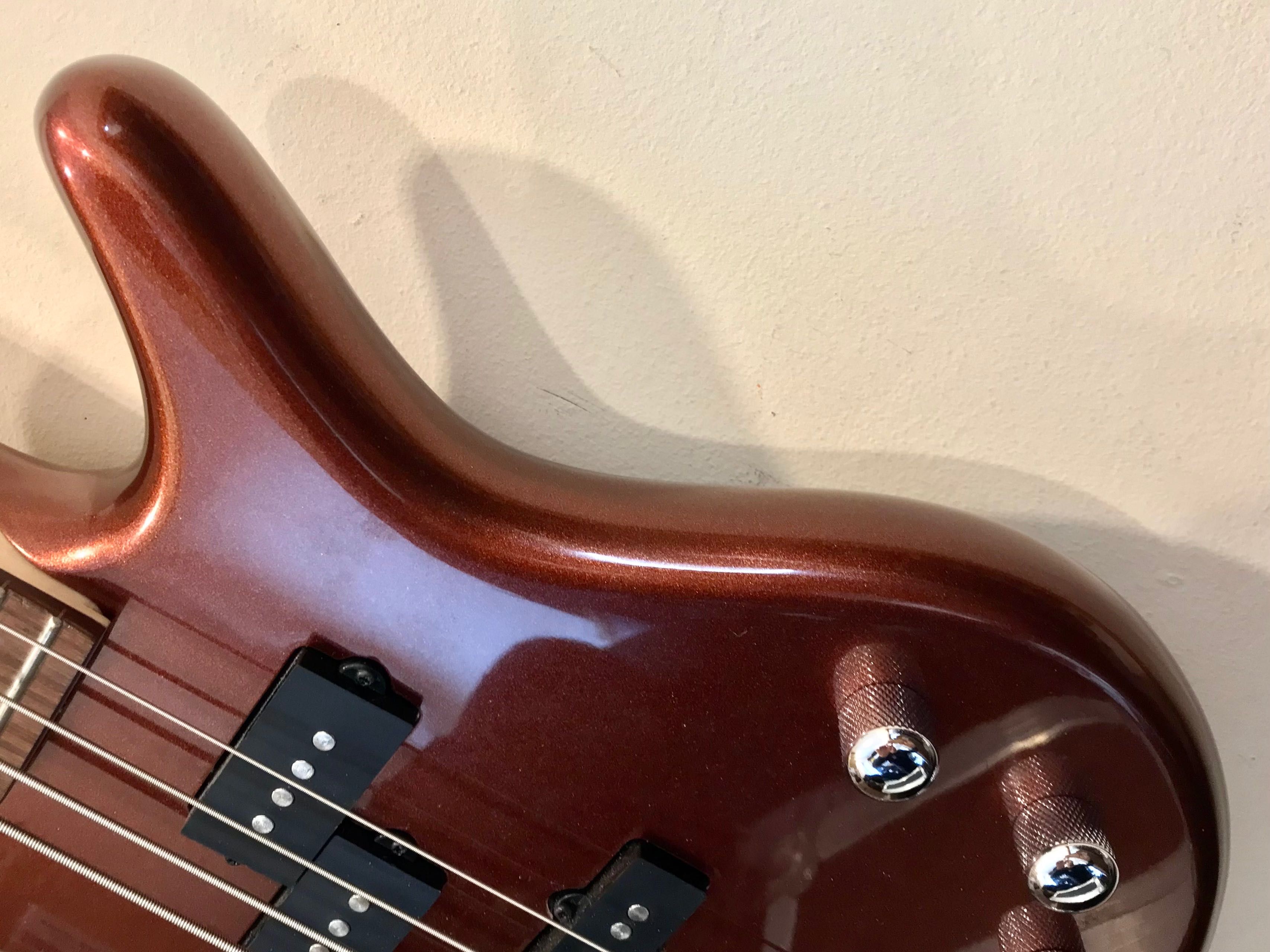 IBANEZ GSRM20 Root Beer Metallic Gio Mikro Gitara BASOWA jak NOWA pokr