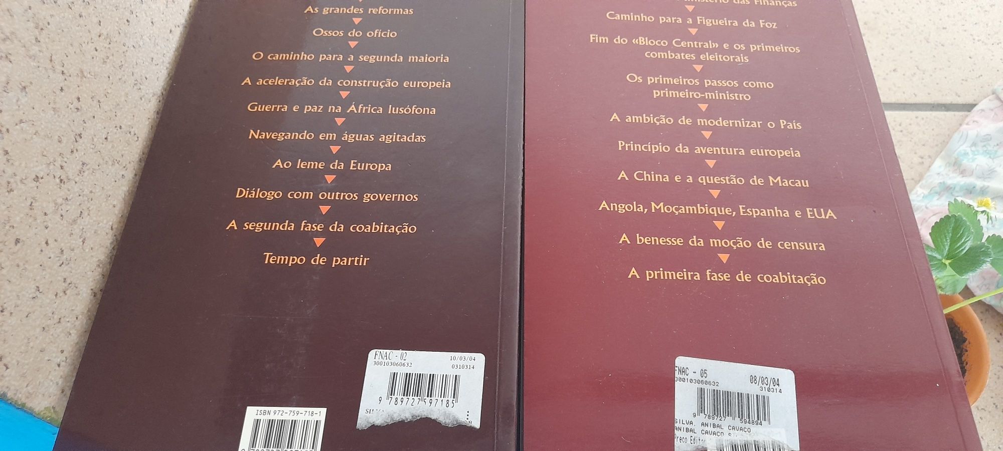 Cavaco Silva 2 volumes