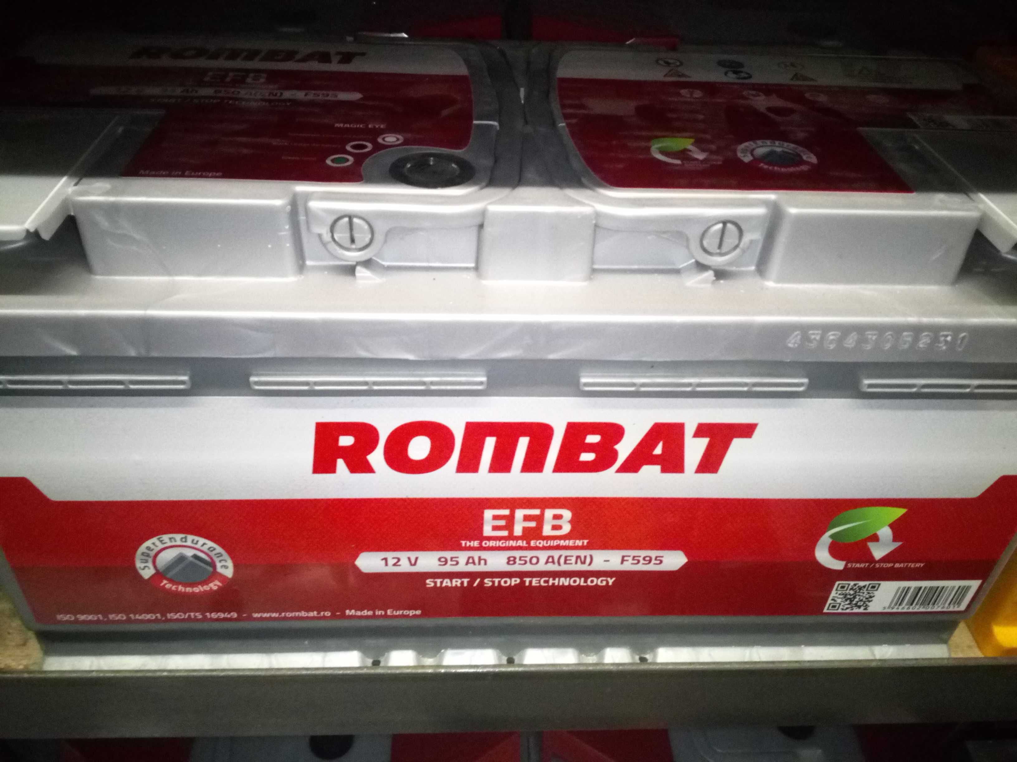 Akumulator 12V 95Ah/850A EFB start/stop Rombat Kielce-dowóz gratis!!!