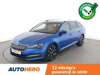 Skoda Superb PHEV full LED jasne skóry e. fotele z pamięcia panorama navi