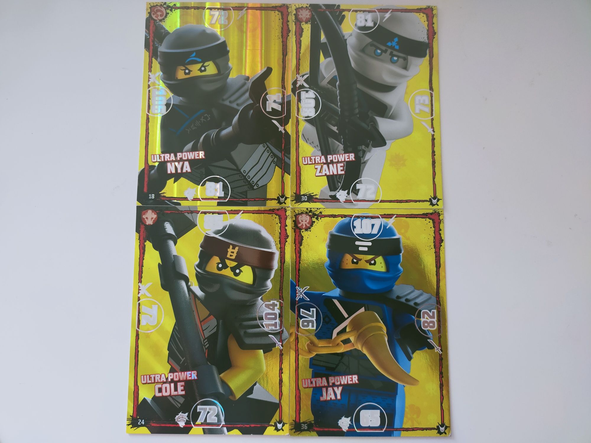 Karty Limitowane XL LEGO Ninjago seria 3