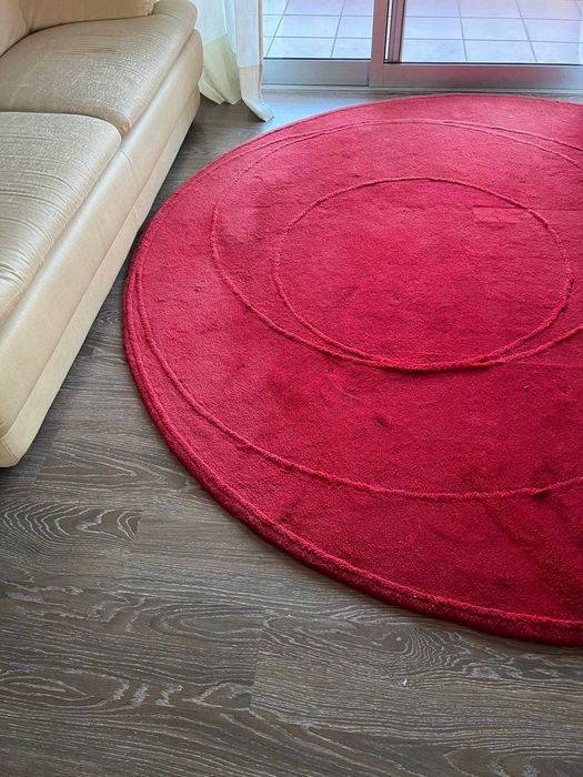 Tapete de Sala Redondo IKEA Pêlo Curto +/-250cm