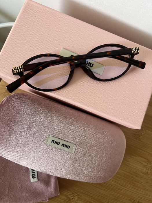 Okulary korekcja zerówki jajeczka miu miu panterka