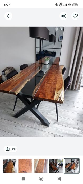 Stół unikat drewniany 180/100