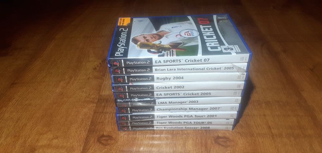 Duży zestaw gier sportowych playstation2