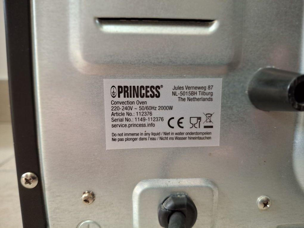 Forno elétrico Princess ventilado de 2000w