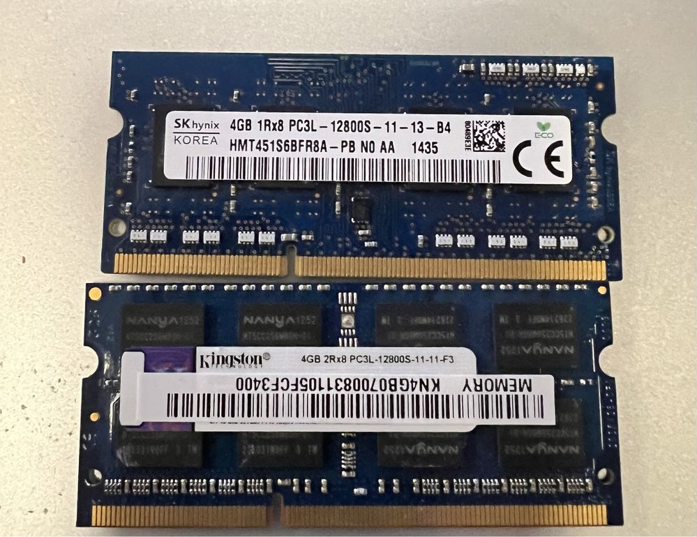 RAM DDR 3 Sodimm 2x4 GB (8GB)