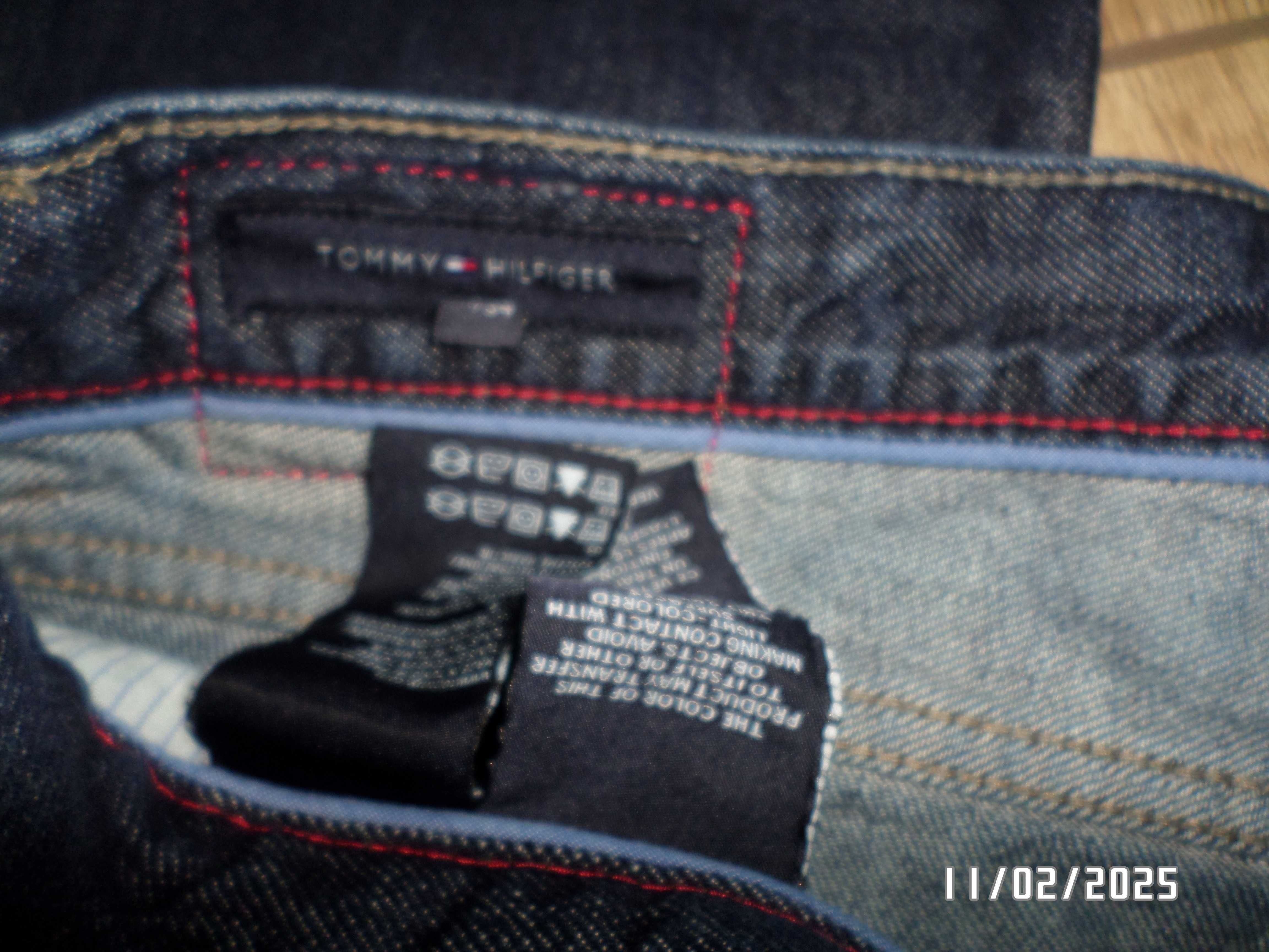 męskie spodnie jeans-TOMMY HILFIGER -38/34-XXL