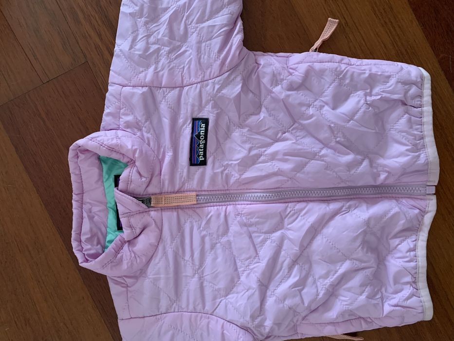 Casaco Patagonia bebe menina 3 a 6 meses