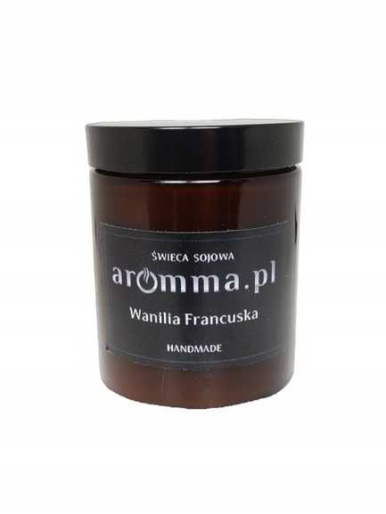 Świeca sojowa Wanilia Francuska 180 ml Aromma