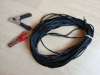 Kabel głośnikowy SMYp 2x0,75 czarny płaski  - dł. 22m