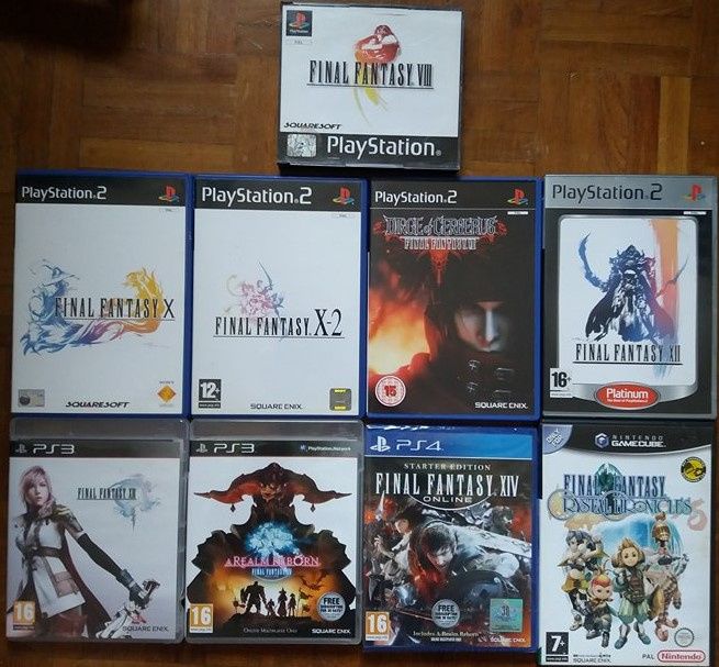 Jogos Final Fantasy Playstation e Nintendo