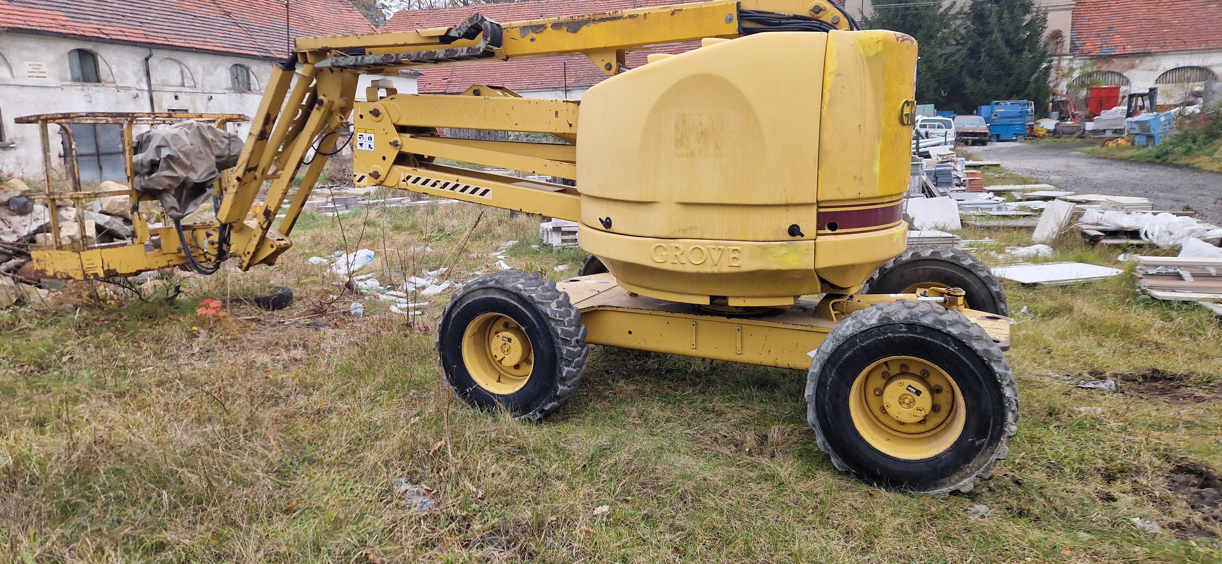 Grove AMZ51XT zwyżka podnośnik koszowy silnik deutz f4l1011