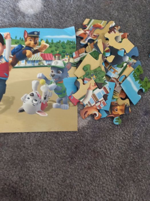 Puzzle duplo Patrulha Pata
