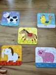 Puzzle Zwierzątka zabawka edukacyjna dla 2-latka