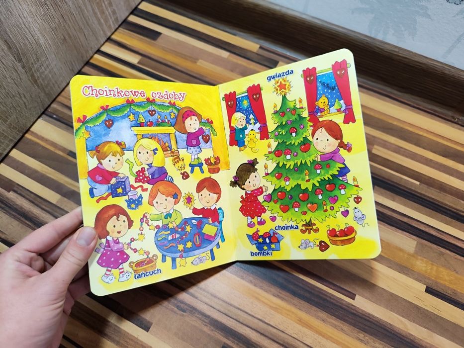 Moje pierwsze święta świąteczny słowniczek obrazkowy dla maluchów