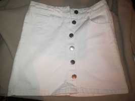 Спідниця джинс біла 500 грн
