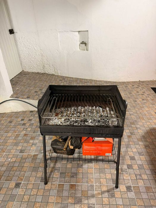 Churrasqueira Luso 60x40 – Pronta para Usar!