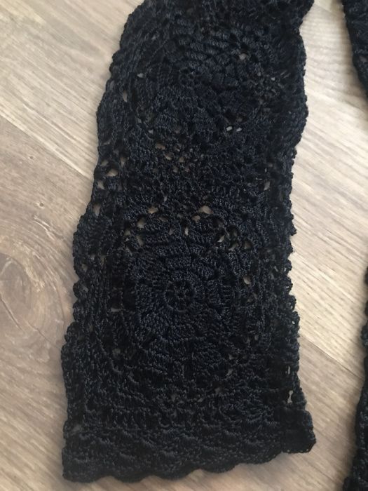 Przepiekny recznie wykonany na szydełku sweter swetr pulower handmade