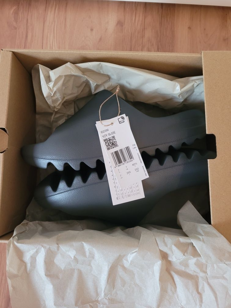 Yeezy Slide Slate Grey 40.5 NOWE