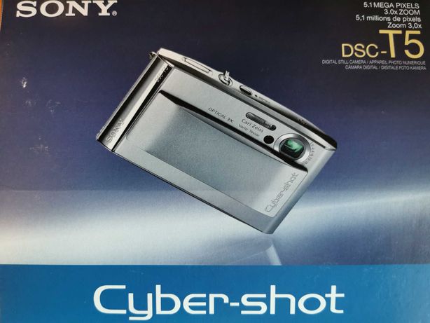 Máquina fotográfica Sony DSC-T5 + 2 Bolsas + MemoryStick