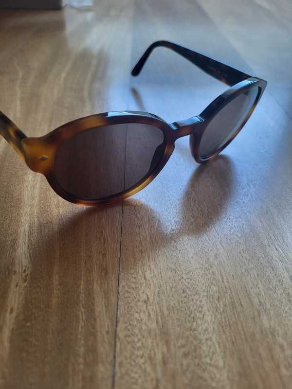 Óculos Sol Redondos Tartaruga Fosco - Giorgio Armani