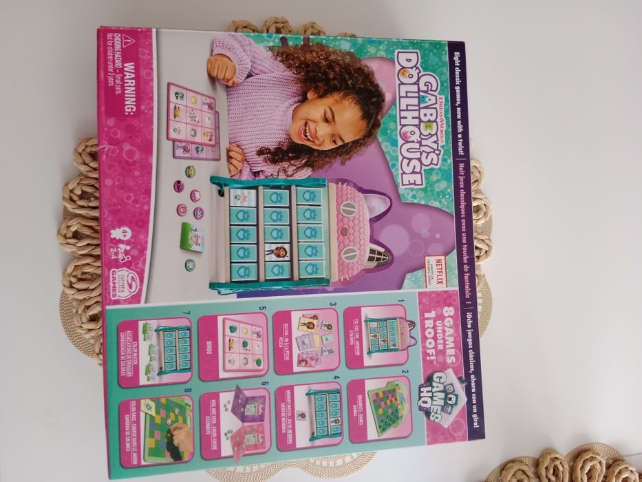 Gra planszowa 8w1 Koci domek Gabi