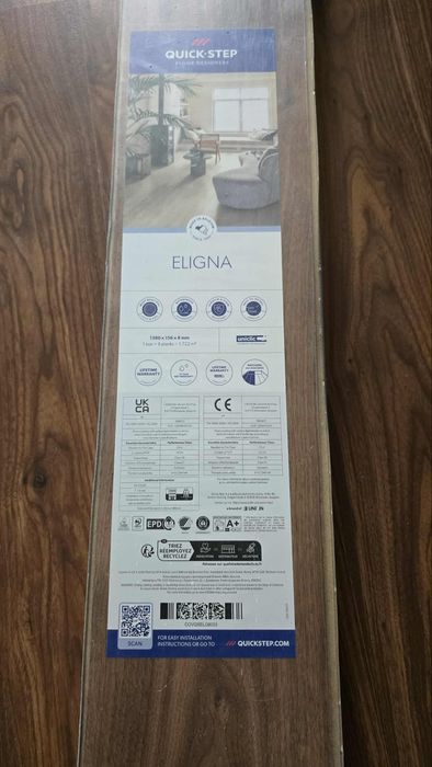 Panele laminowane Quick step Eligna kolor Orzech olejowany