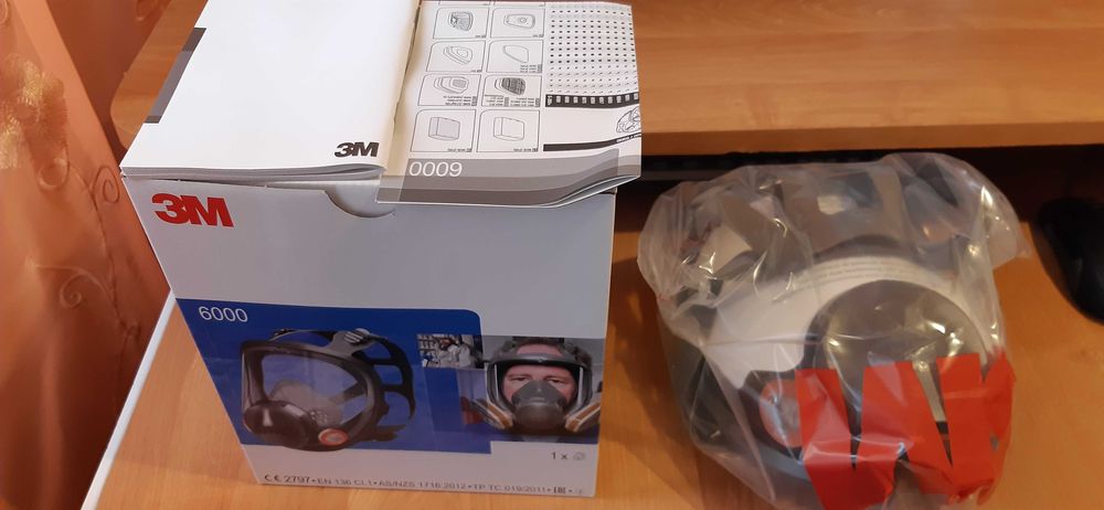 Maska pełna lakiernicza 3M serii 6000 z filtrem 6059 ABEK1