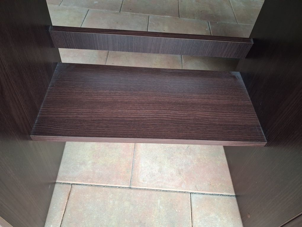 Biurko ciemny orzech blat 89x51