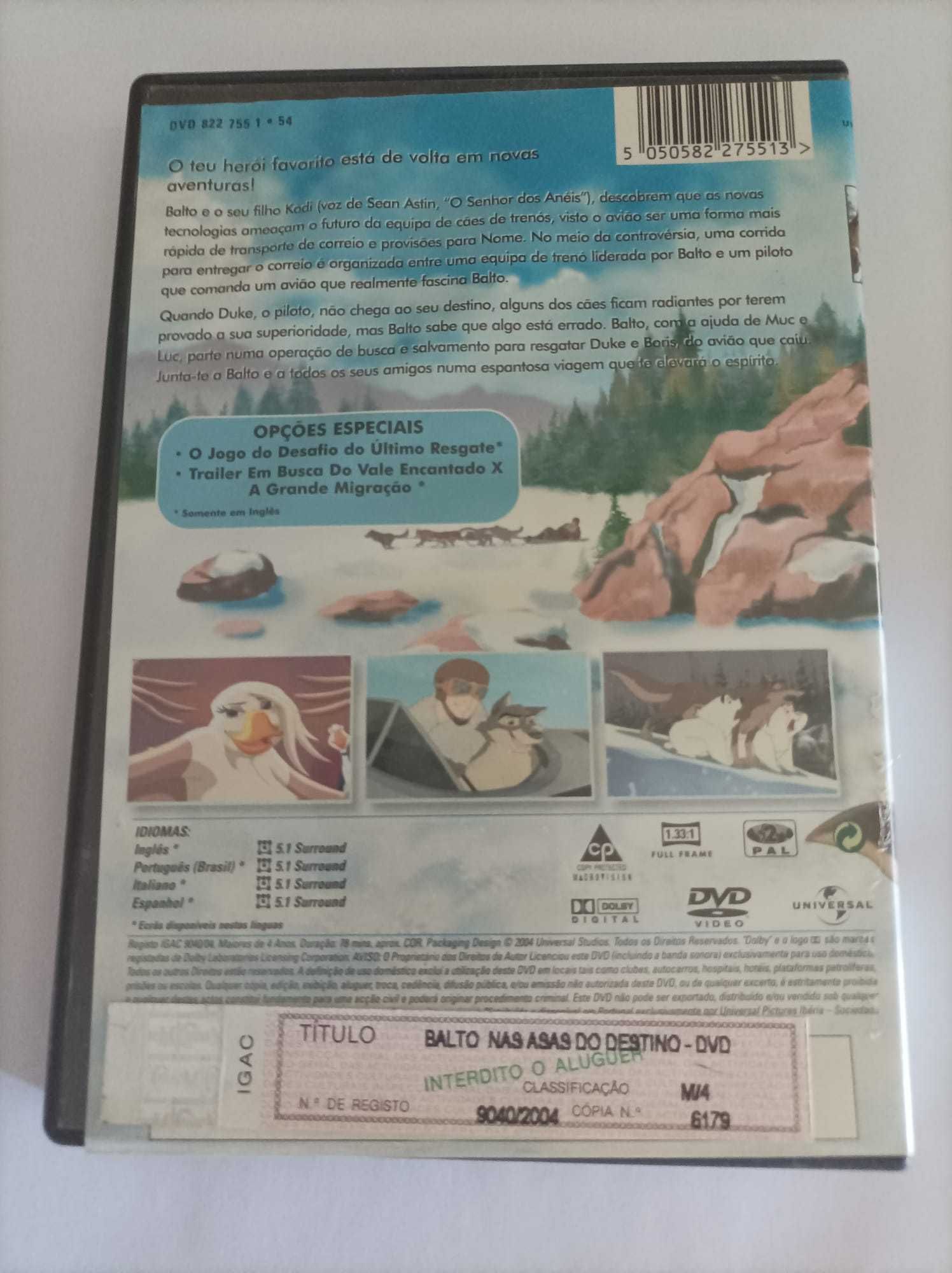 Balto animação - dvd