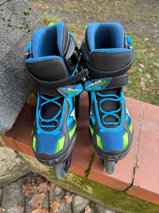 rolki dziecięce regulowane Rollerblade 33-38 z ochraniaczami