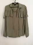 Bluzka elegancka khaki
