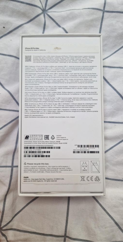 Iphone 16pro max