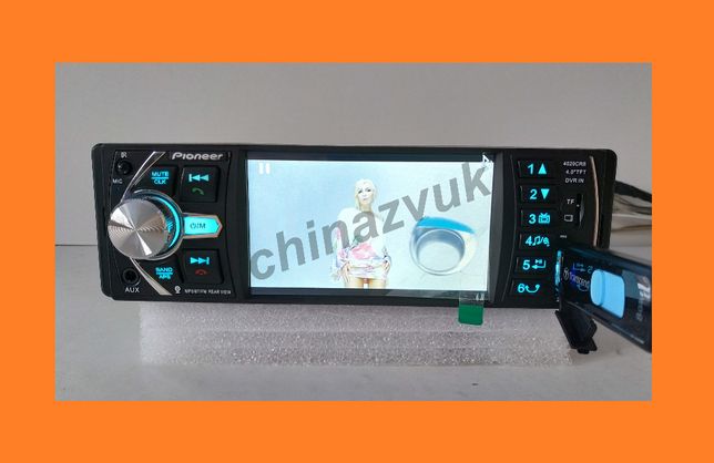 Автомагнитола Pioneer 4020 CRB. Video/BT/AUX/USB 4036/4038/4023/4219