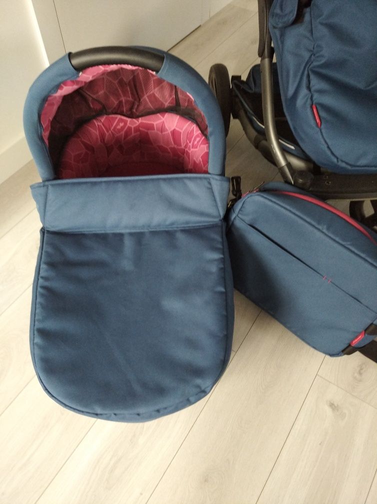 Wózek X-Lander X-Cite Berry Red Głęboko Spacerowy 2w1